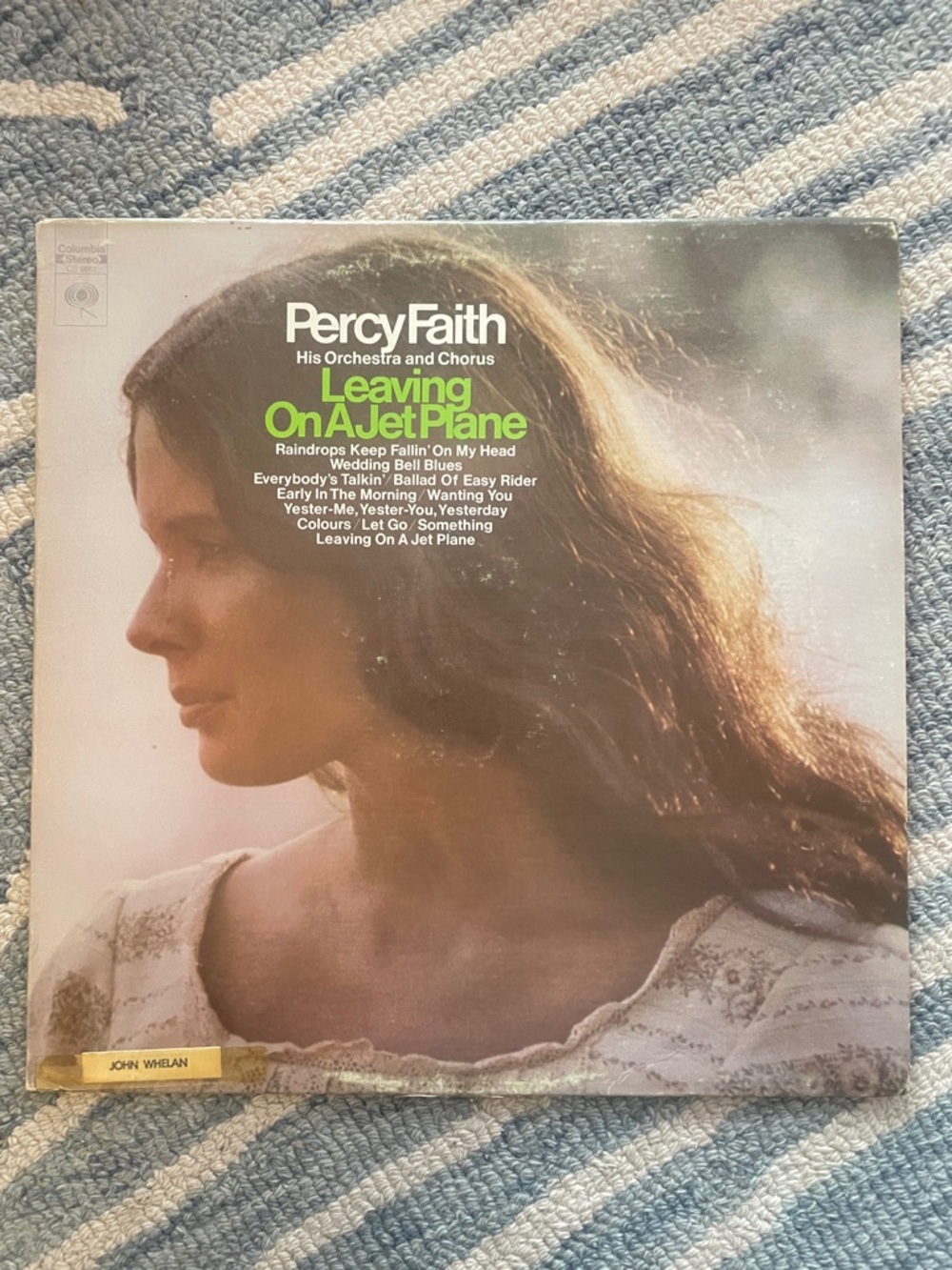 3/$30 Percy Faith - Leaving On A Jet Plane Vintage Vinyl